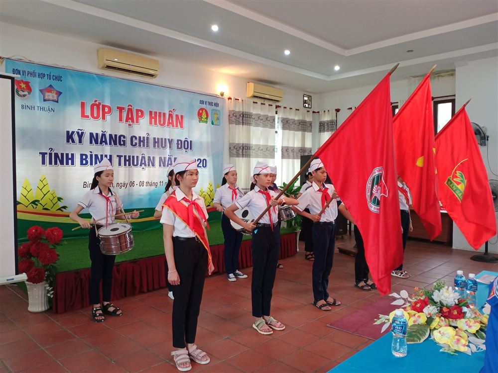 Bình Thuận: Khai mạc lớp Tập huấn Kỹ năng Chỉ huy Đội năm 2020