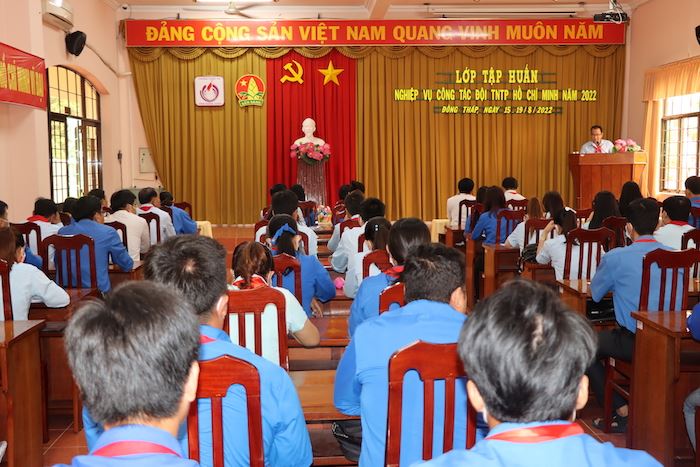 Đồng Tháp: Tổ chức lớp tập huấn nghiệp vụ công tác Đội TNTP Hồ Chí Minh năm 2022
