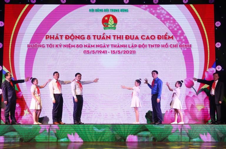 Phát động đợt thi đua cao điểm mừng 80 năm Ngày thành lập Đội TNTP Hồ Chí Minh