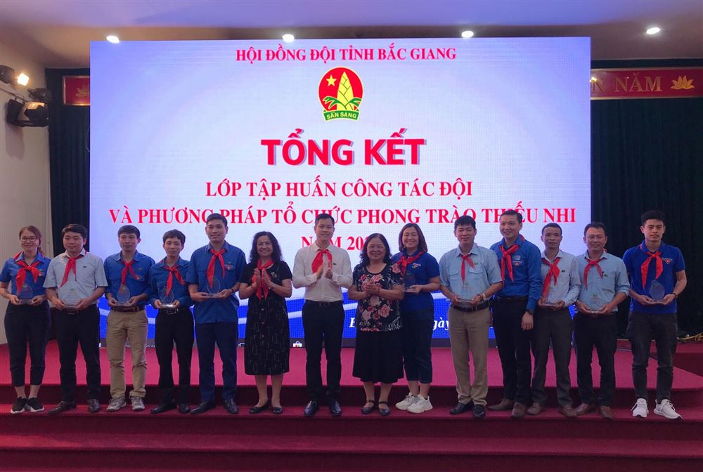 Bắc Giang: Tổ chức Chương trình tập huấn Công tác Đội và phương pháp tổ chức phong trào thiếu nhi năm 2021.