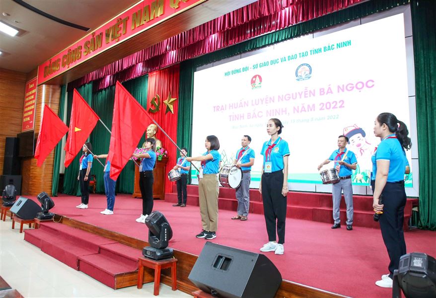 Bắc Ninh tổ chức Trại huấn luyện Nguyễn Bá Ngọc, tỉnh Bắc Ninh lần thứ III, năm 2022 dành cho cán bộ phụ trách Đội