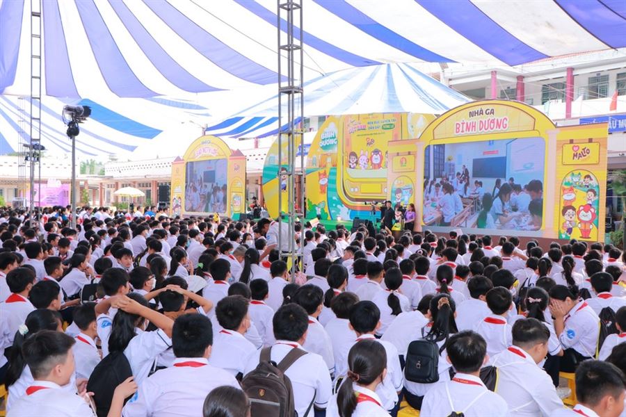Bình Dương: Đăng cai thành công Ngày hội “Tuổi trẻ Việt Nam - Rèn đức luyện tài, dẫn dắt tương lai” với sự có mặt hơn 1.300 thiếu nhi Bình Dương đến tham dự