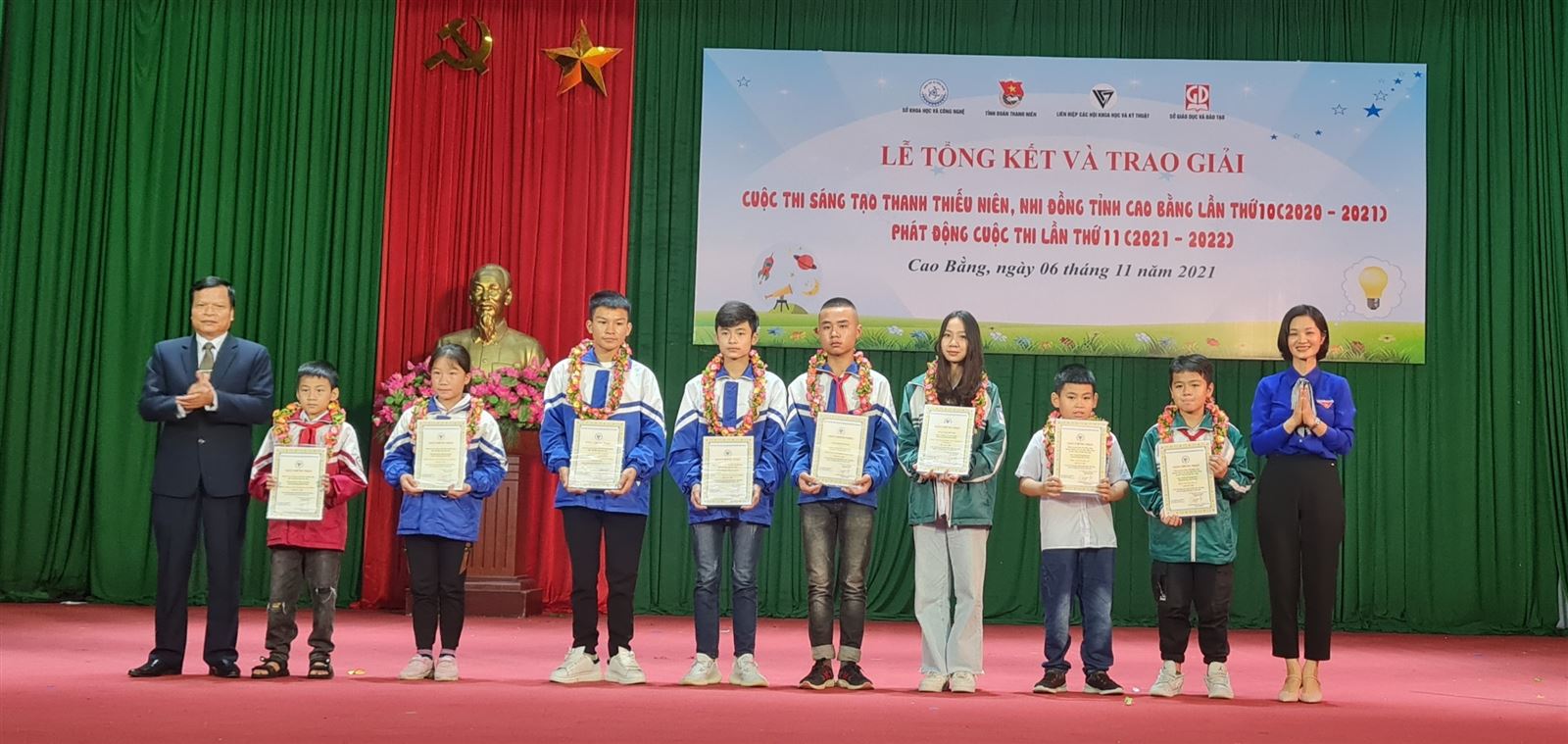 Cao Bằng: Tổng kết và trao giải Cuộc thi sáng tạo thanh thiếu niên, nhi đồng lần thứ 10.