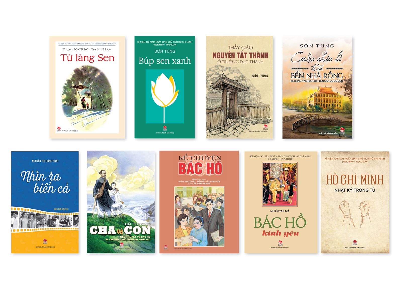 9 ấn phẩm của Nhà Xuát bản Kim Đồng giúp bạn được “đồng hành” cùng Bác Hồ