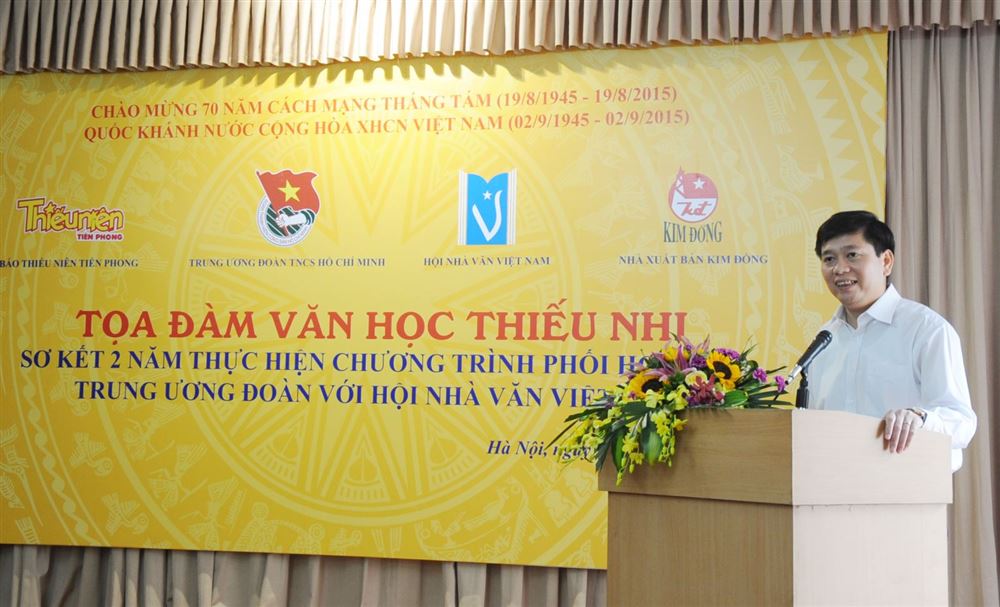 Hội nghị sơ kết 2 năm thực hiện chương trình liên tịch  với Hội Nhà văn Việt Nam