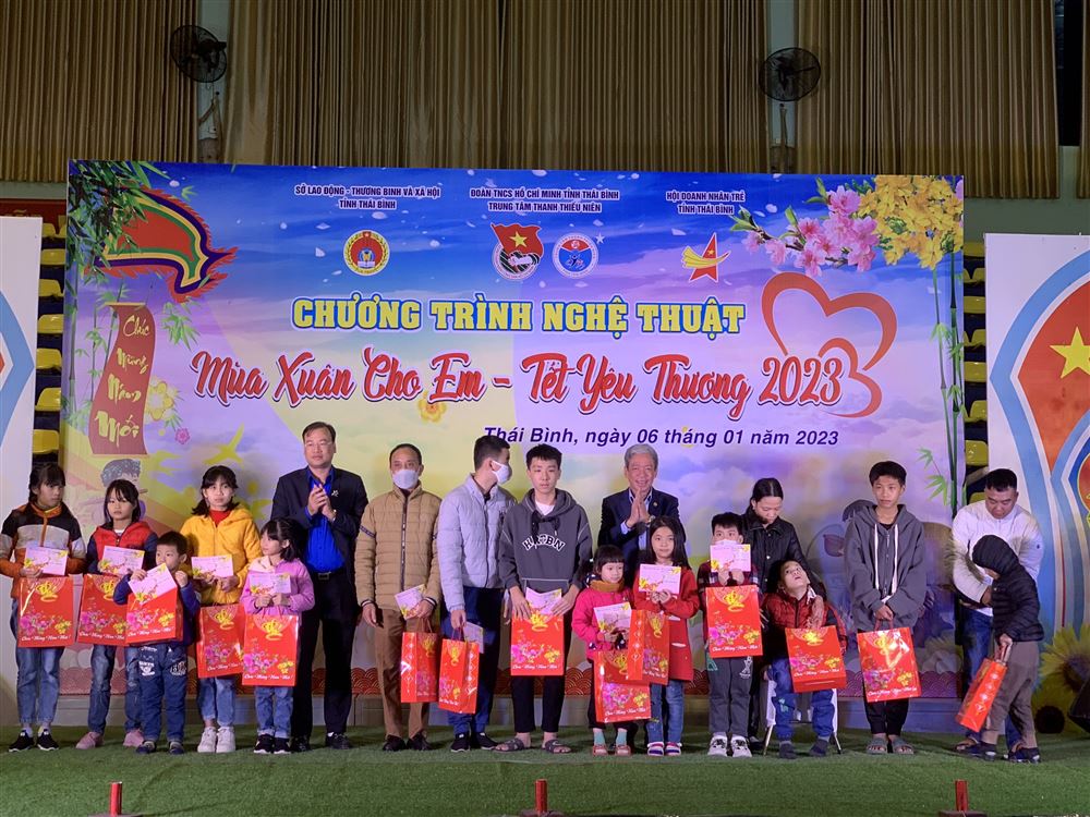 Thái Bình: Chương trình Mùa xuân cho em - Tết yêu thương năm 2023