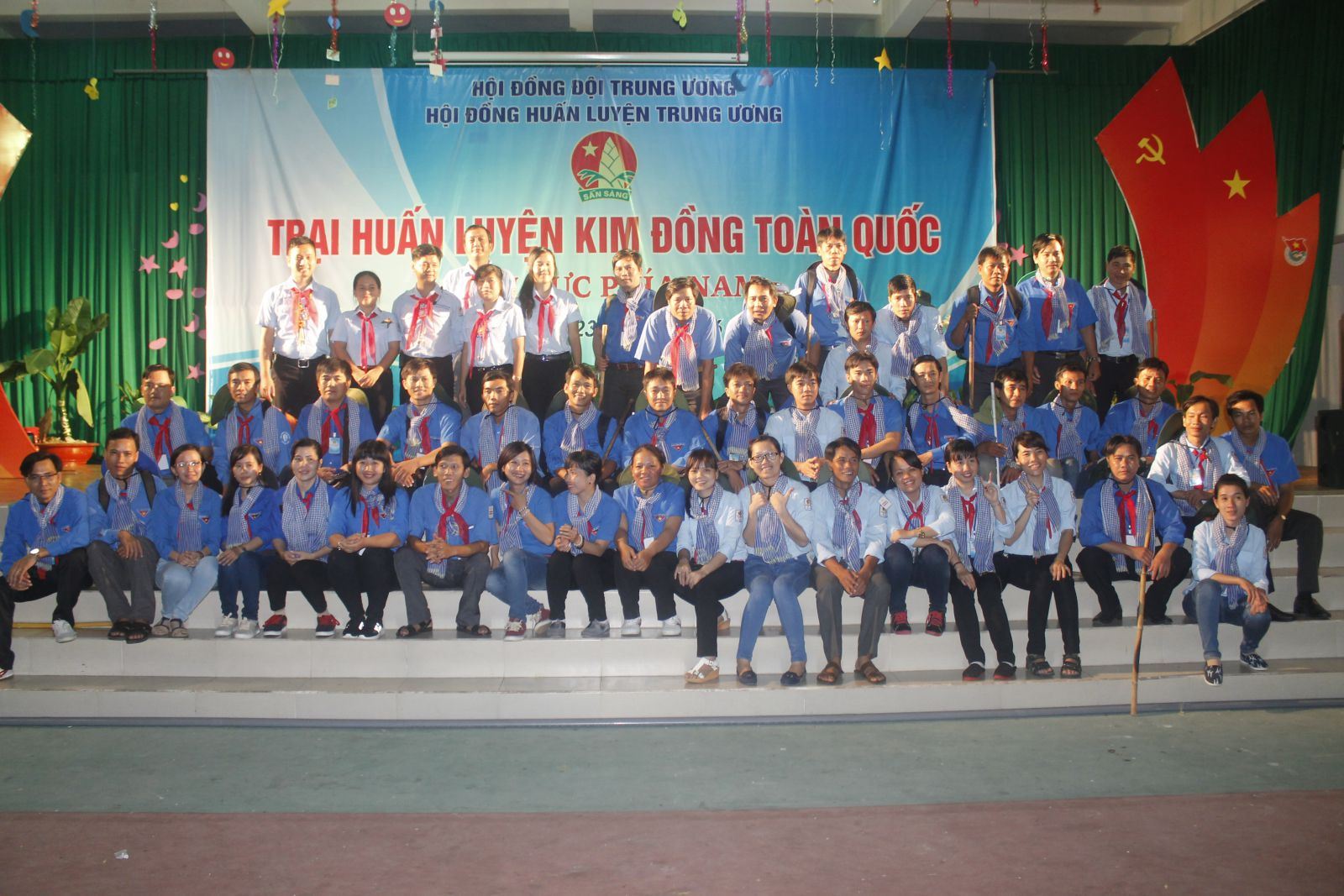 130 trại sinh tham gia Trại Huấn luyện Kim Đồng năm 2015 Khu vực phía Nam