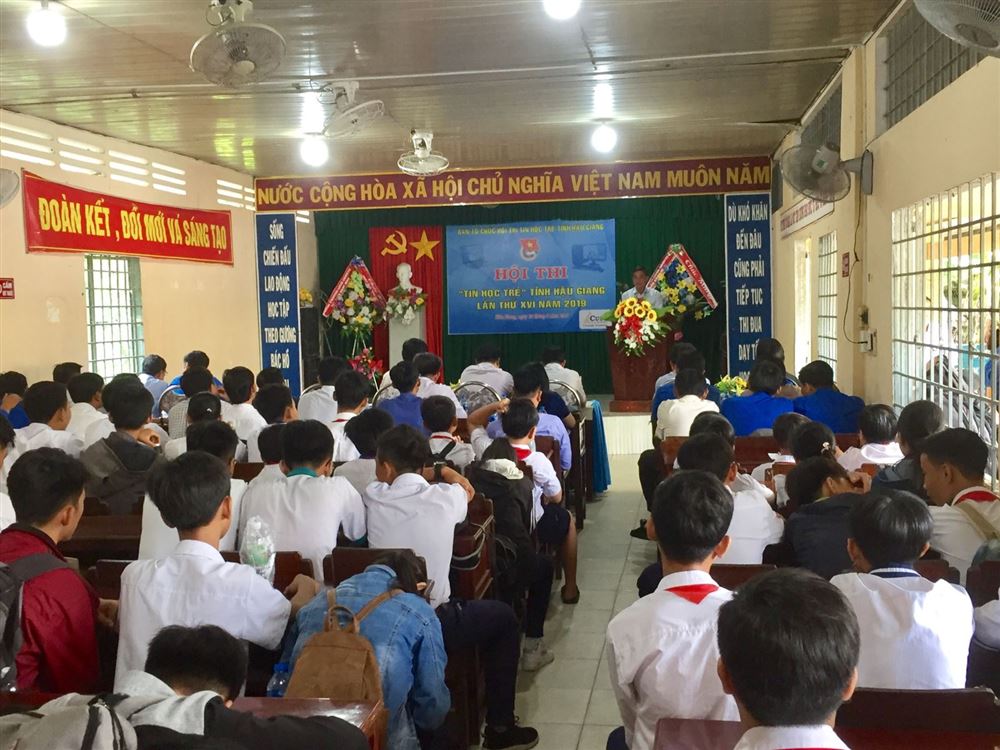 119 thí sinh tham gia Hội thi “Tin học trẻ” tỉnh                 Hậu Giang lần thứ XVI năm 2019