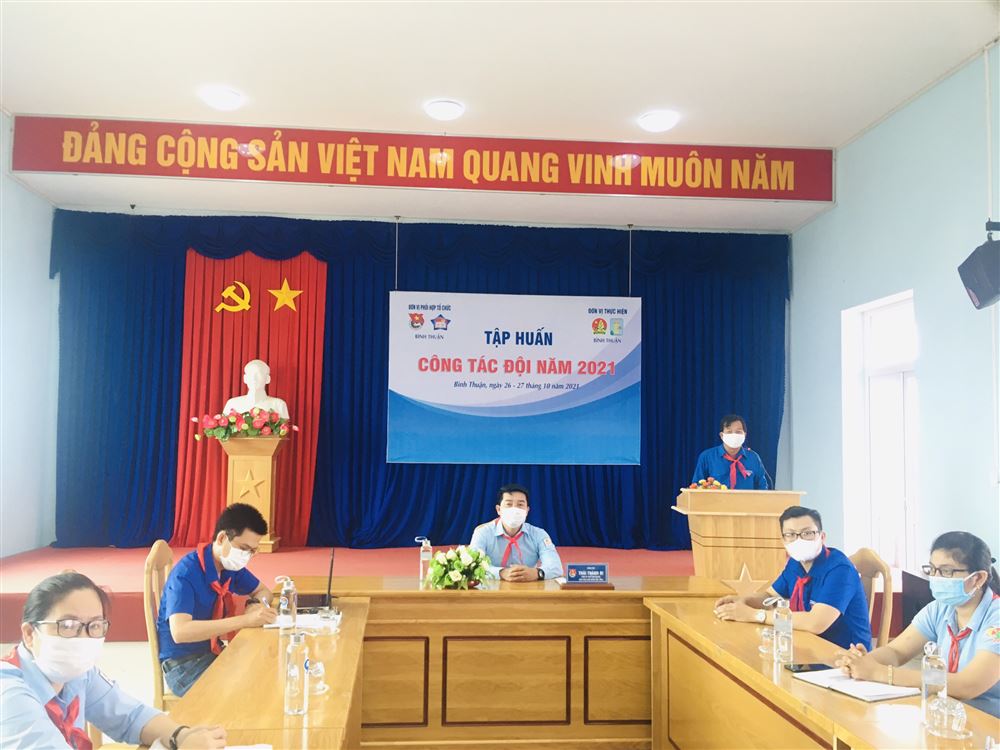 Bình Thuận: Tập huấn công tác Đội năm 2021 bằng hình thức trực tuyến