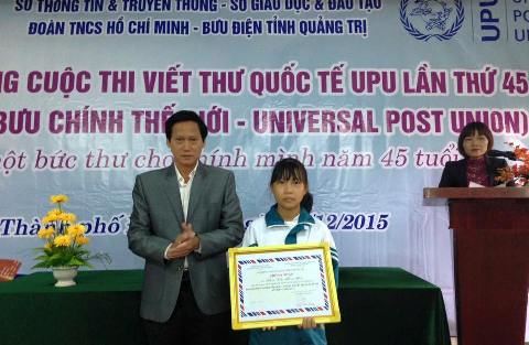 Quảng Trị: Phát động cuộc thi viết thư Quốc tế UPU lần thứ 45