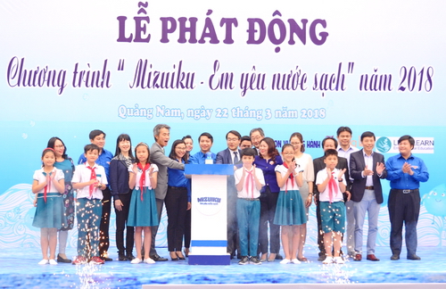 Phát động chương trình “Mizuiku - Em yêu nước sạch” năm 2018 