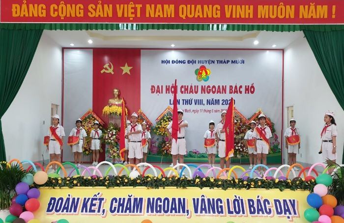 Đồng Tháp:Tổ chức thành công Đại hội điểm Cháu ngoan Bác Hồ Cấp huyện