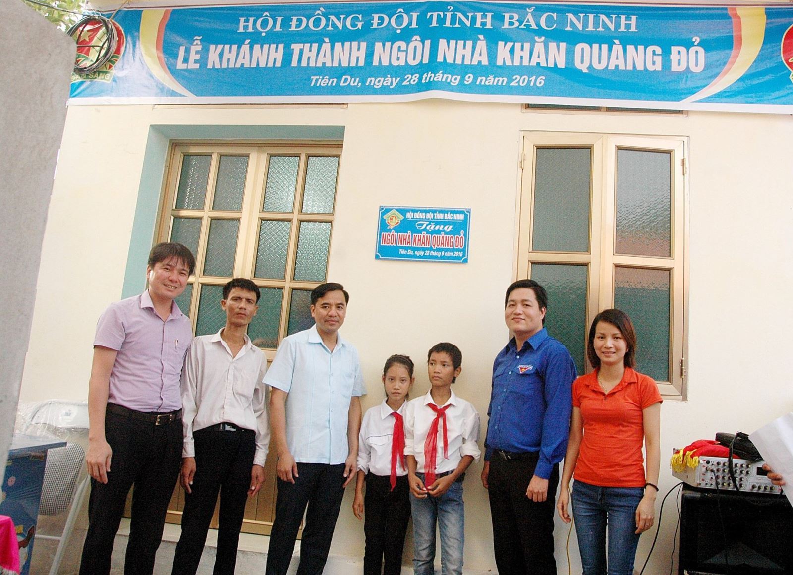 Bắc Ninh: Khánh thành Ngôi nhà khăn quàng đỏ