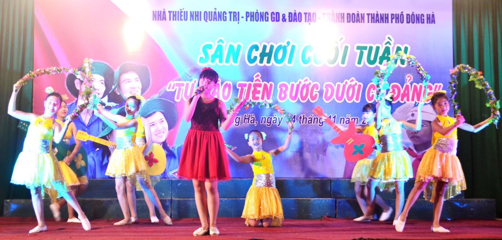 Nhà Thiếu nhi tỉnh Quảng Trị tổ chức sân chơi với chủ đề “Xuân yêu thương”