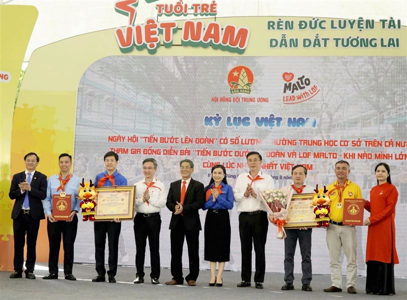  Ngày hội “Tiến bước lên Đoàn”  Chào mừng kỷ niệm 93 năm ngày thành lập Đoàn TNCS Hồ Chí Minh (26/3/1931 - 26/3/2024)
