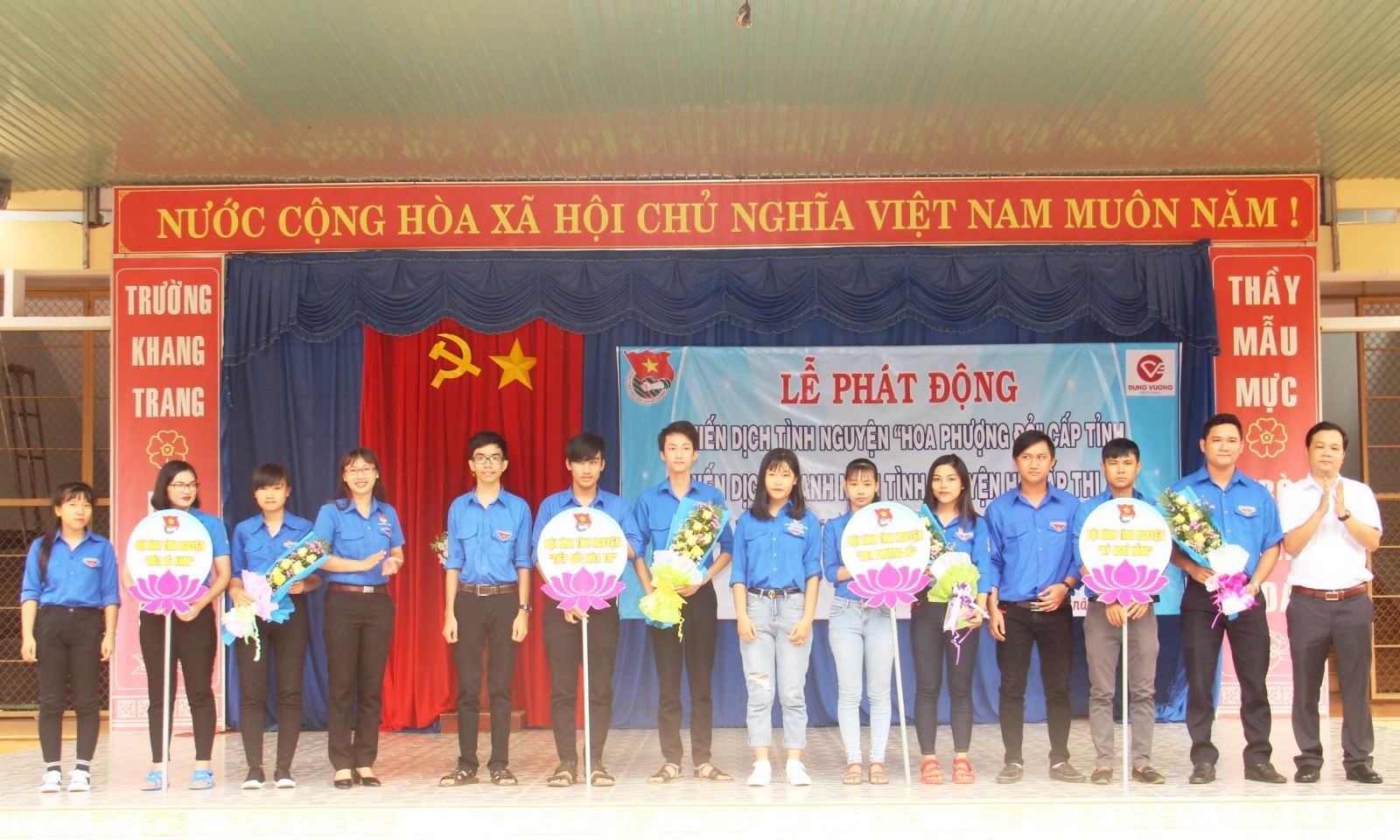 Lễ phát động Chiến dịch tình nguyện “Hoa phượng đỏ” cấp tỉnh năm 2018