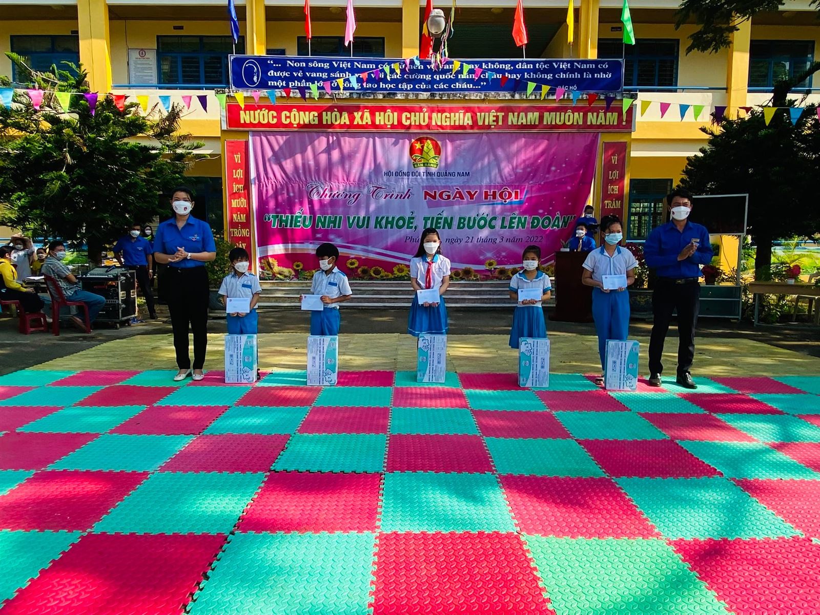 Quảng Nam: Tổ chức điểm Ngày hội Thiếu nhi vui khỏe - Tiến bước lên Đoàn cấp khu vực
