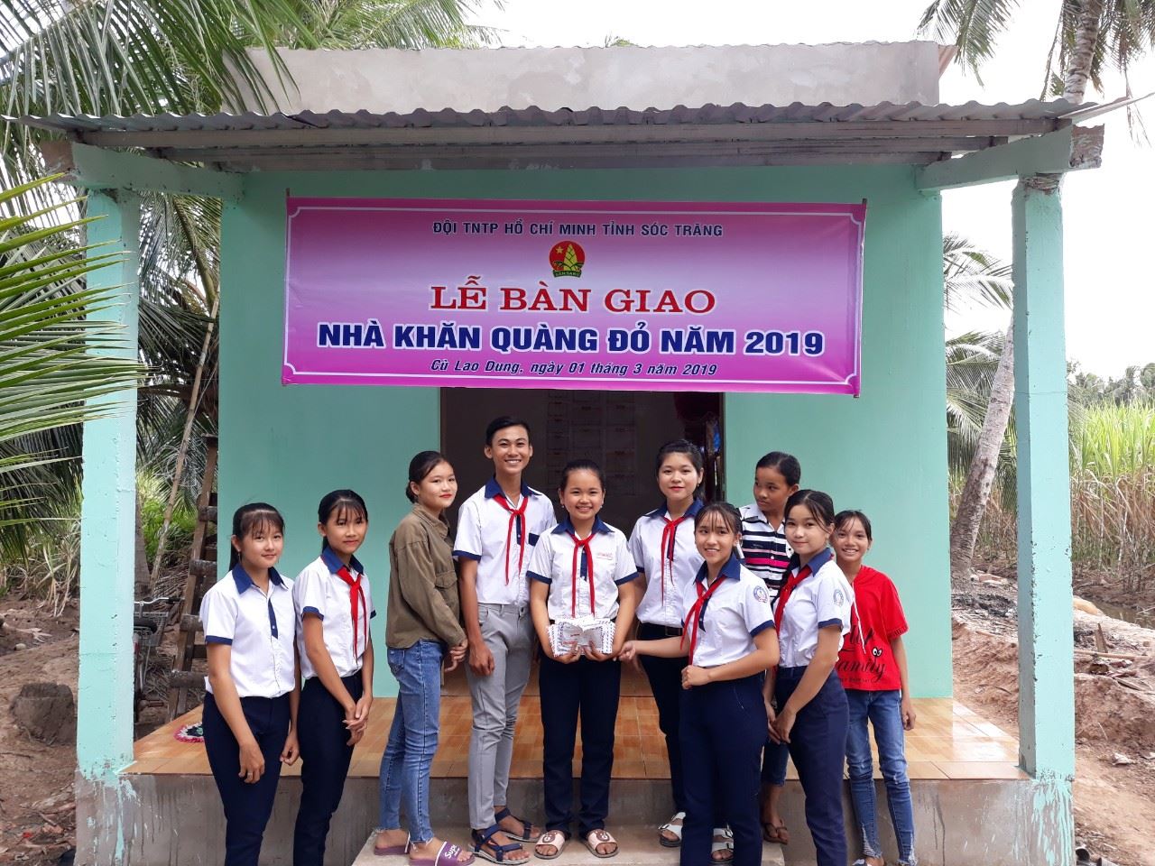 Sóc Trăng: Trao nhà Khăn quàng đỏ cấp tỉnh năm 2019