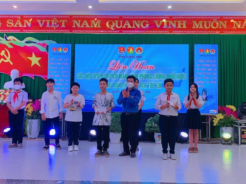 Quảng Nam: Tổ chức tuyên truyền các đội măng non về phòng chống đuối nước và tai nạn thương tích trẻ em năm 2022