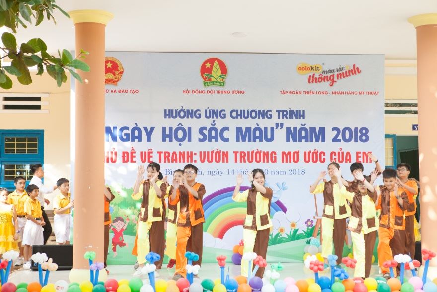 “Ngày hội sắc màu” 2018 – sân chơi bổ ích cho thiếu nhi tỉnh Bình Định