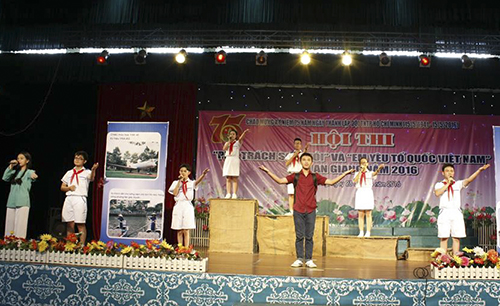 An Giang: 11 đơn vị tham dự Hội thi “Em yêu Tổ quốc Việt Nam” 2016 