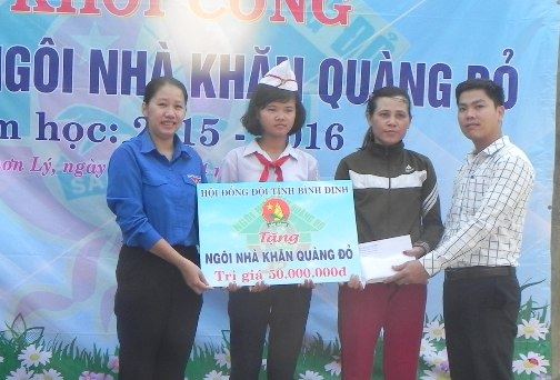 Bình Định: Khởi công xây dựng nhà Khăn quàng đỏ tại Quy Nhơn 