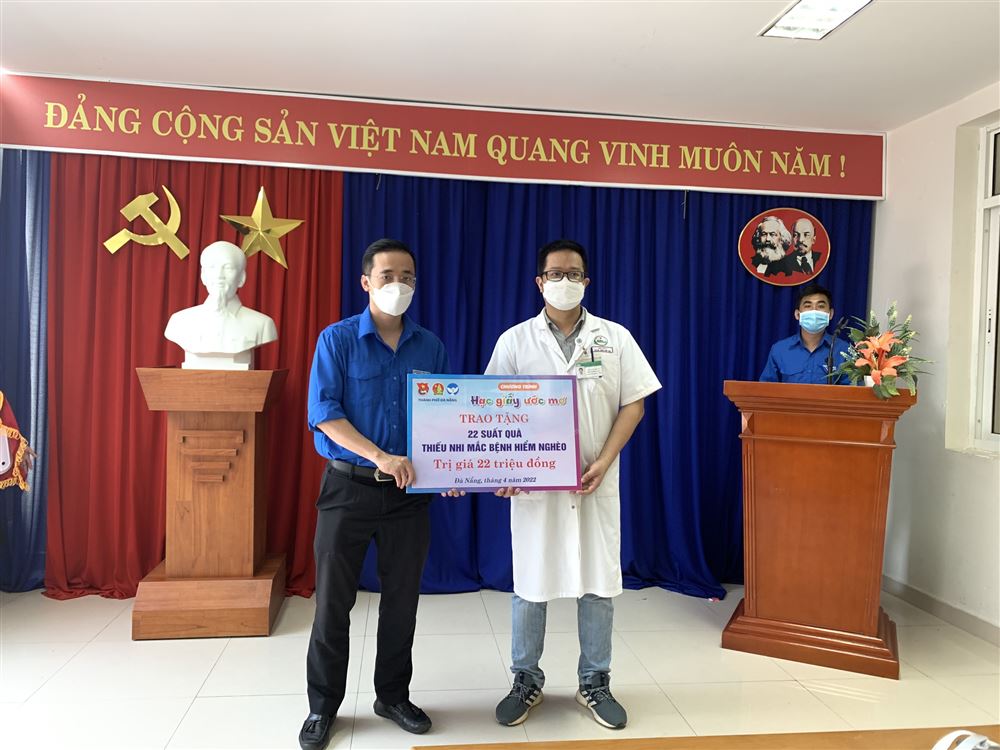 Chương trình “Hạc giấy ước mơ” hỗ trợ thiếu nhi  mắc bệnh hiểm nghèo có hoàn cảnh khó khăn trên địa bàn  thành phố Đà Nẵng năm học 2021 - 2022