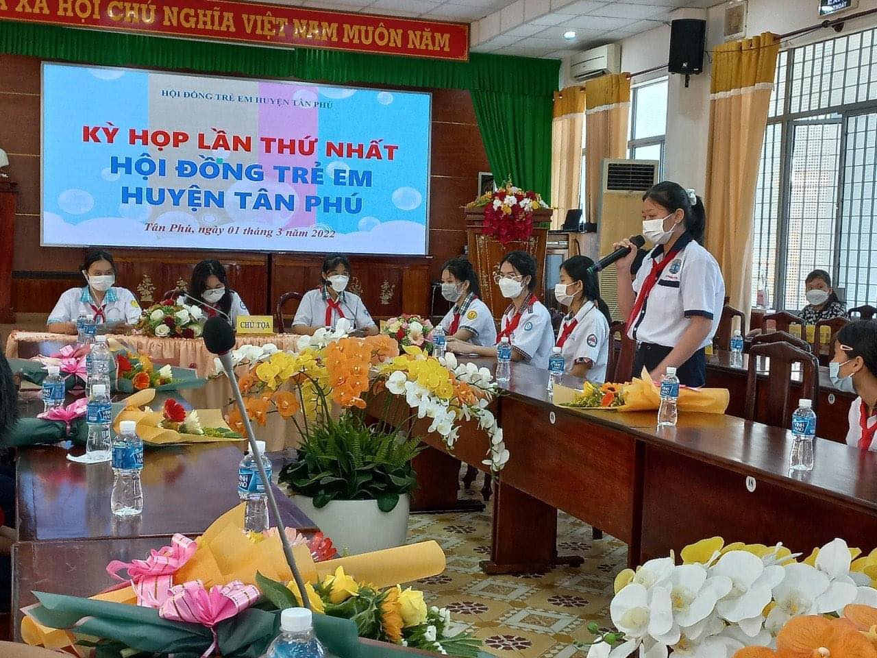 Kỳ họp lần thứ nhất Hội đồng trẻ em huyện Tân Phú