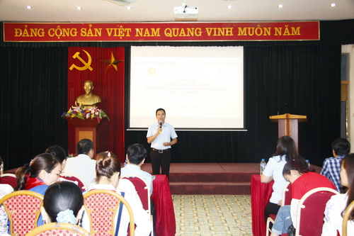 Ban tổ chức thông báo các nội dung về lớp tập huấn